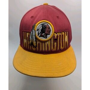 90's  New Era Washington Redskins Team NFL Snapback Hat Cap Logo - M/L
